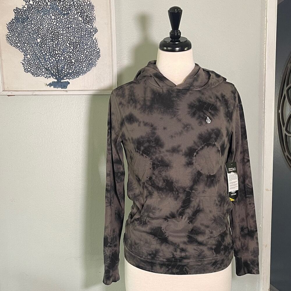 Volcom Charcoal Tie-Dye Pullover